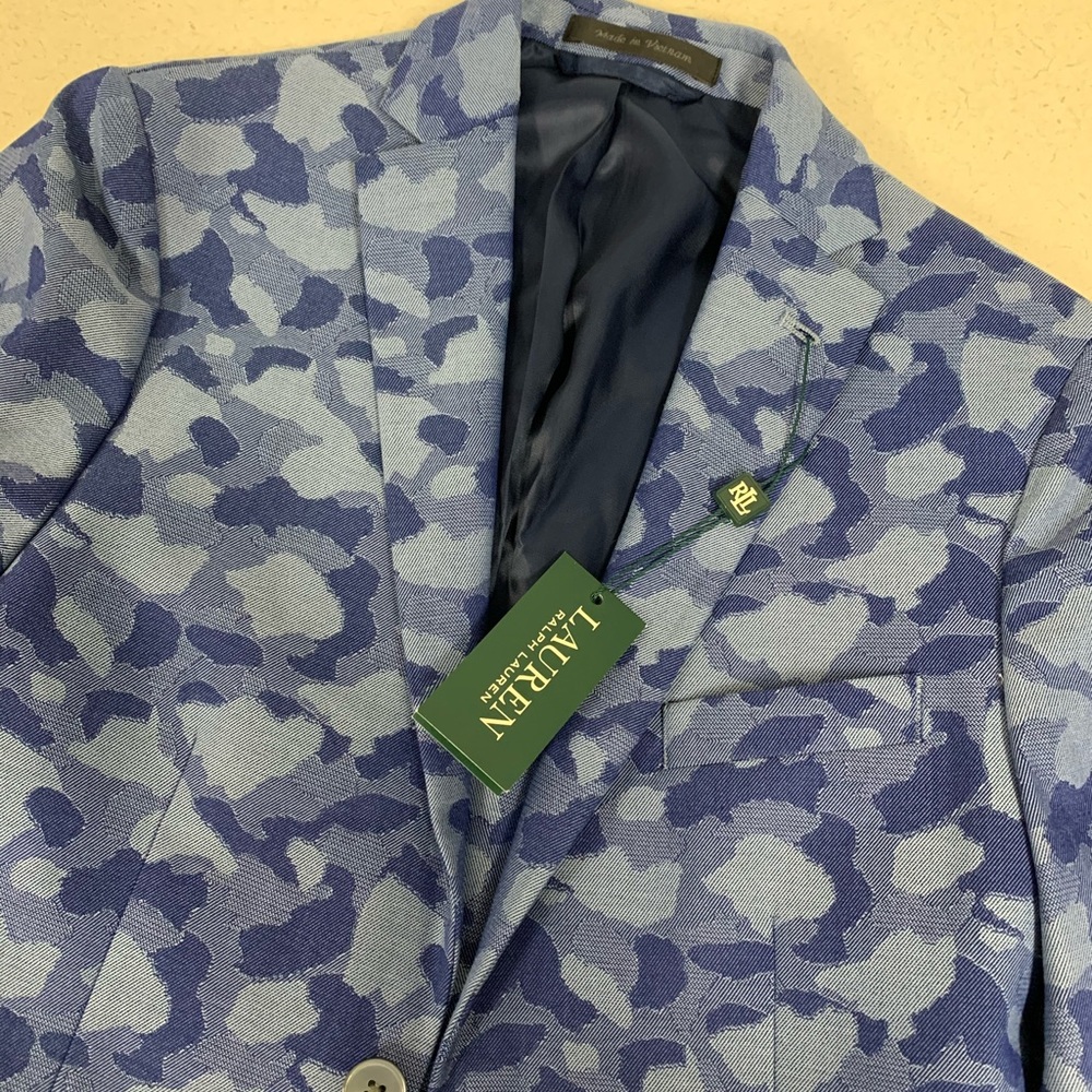 Ralph Lauren Camo Blazer size 12R Christmas